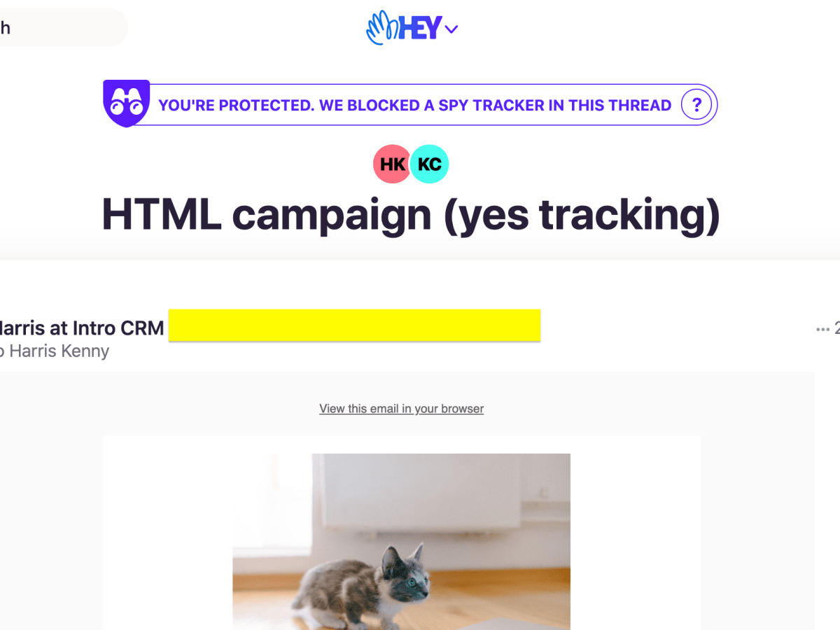 Sending Privacy-Friendly Emails to HEY Users with&nbsp;MailChimp